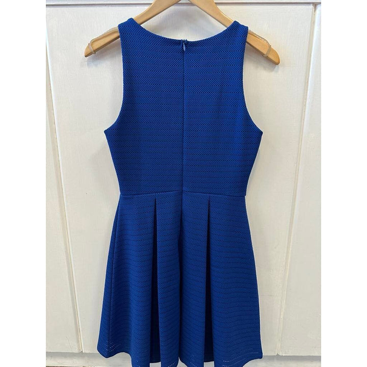 Aqua Sleeveless Skater Dress - Size Small