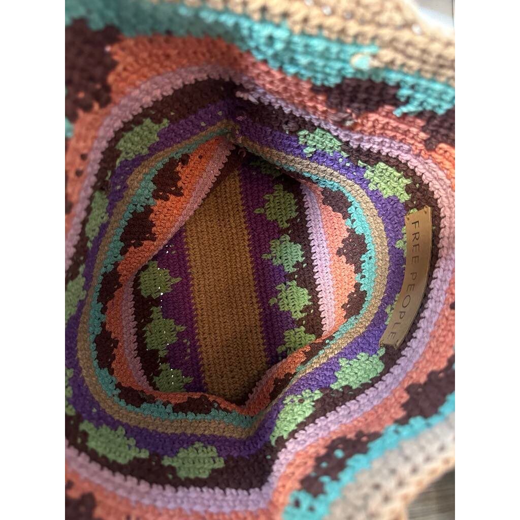Free People NWT Crochet Beach Bag