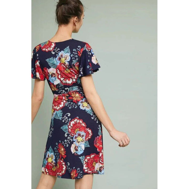 Eva Franco Jade Wrap Dress Czar Rose - Size XS P