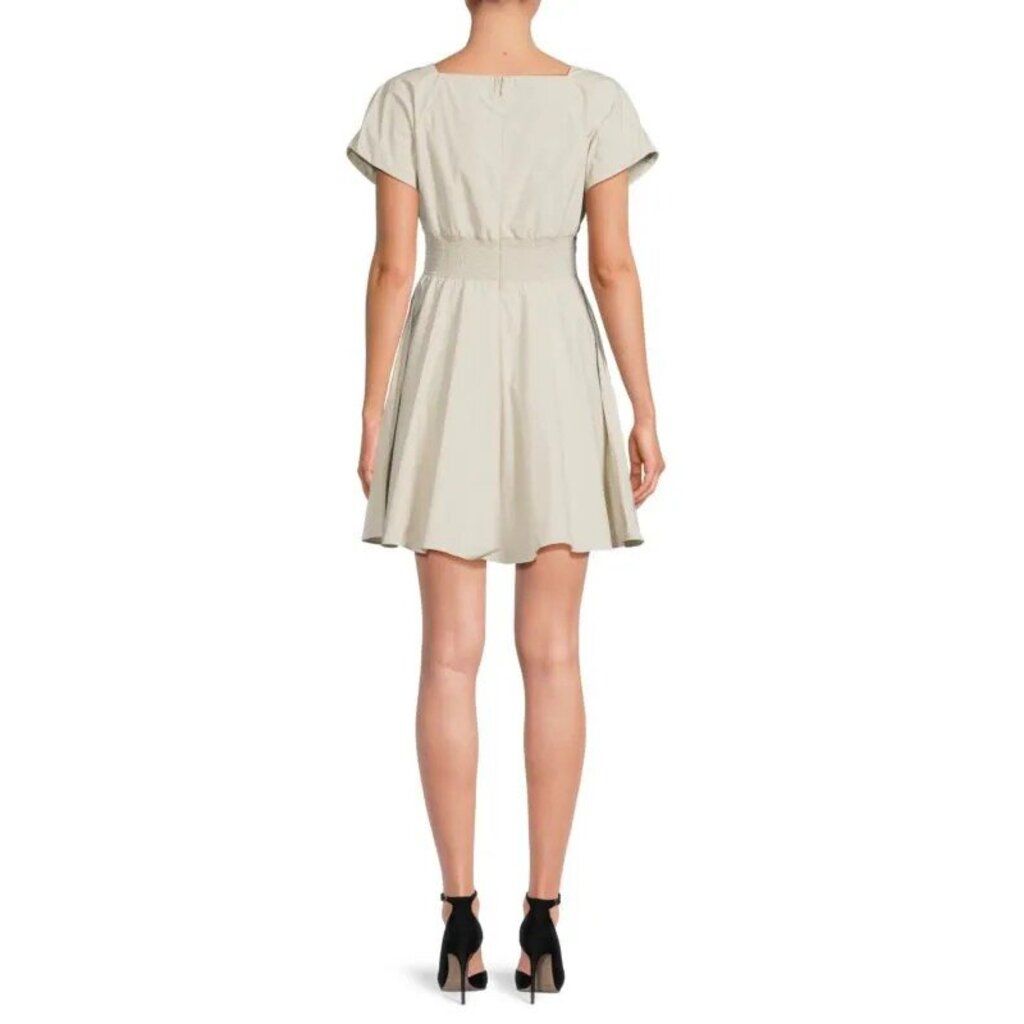 Amanda Uprichard Harper Dress in Bone - Size Large