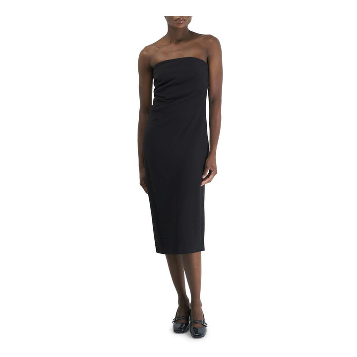 Vince NWT Strapless Draped Dress in Black - Size 4