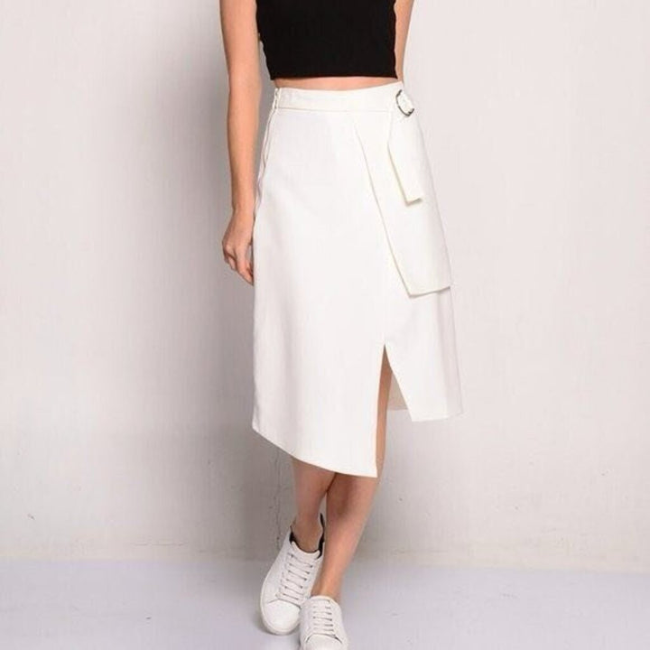 Lavish Alice Layered Split D-Ring Tie Skirt - Size 10