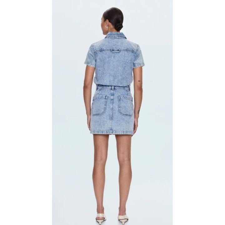 Pistola Brix Mini Dress in Meridien - Size Small