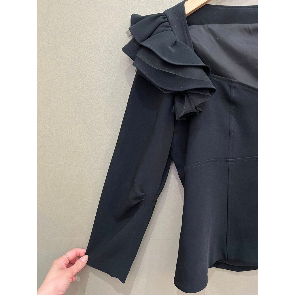 Cinq à Sept Sweetheart Ruffle Top - Size Large