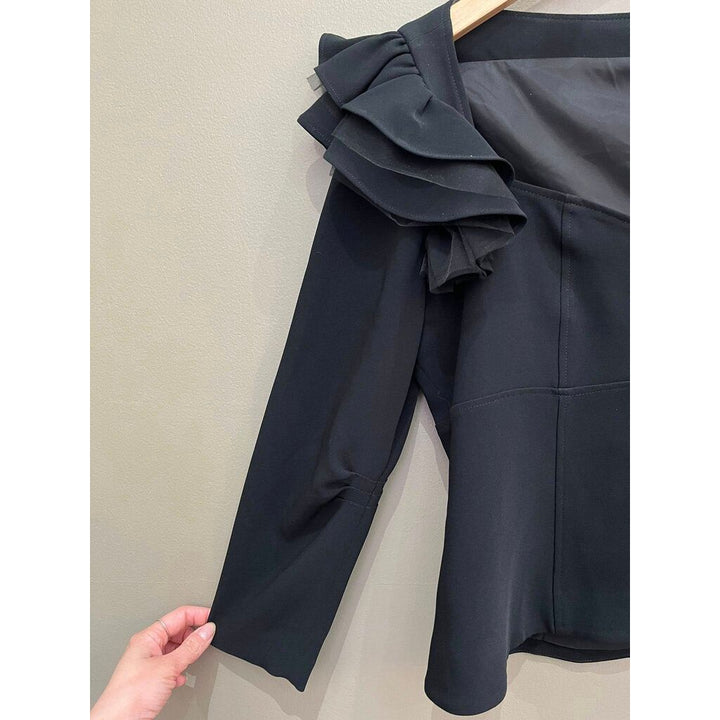 Cinq à Sept Sweetheart Ruffle Top - Size Large