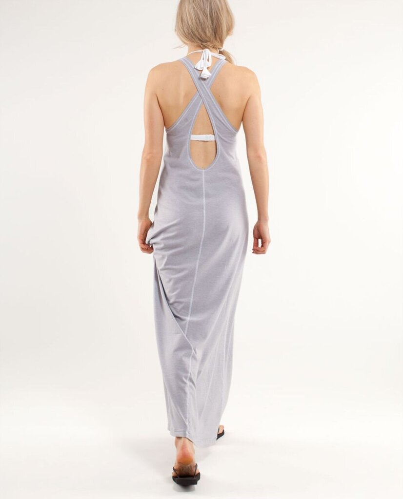 Lululemon Heatwave Maxi Dress in Wee Stripe White Fossil - Size S/M