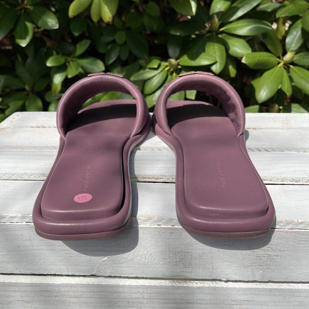 Tory Burch Double T Sport Slide Sandals - Size 10