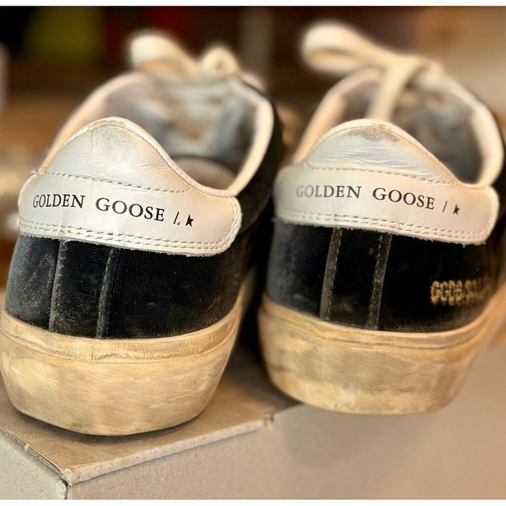 Golden Goose Soul Star Sneakers in Dark Grey / Milk - Size 36