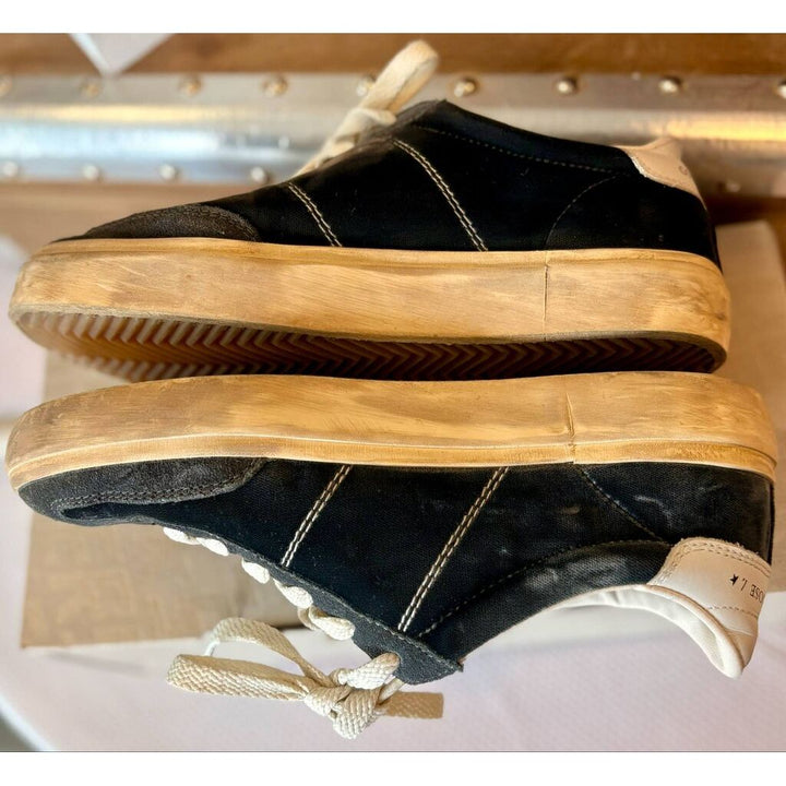 Golden Goose Soul Star Sneakers in Dark Grey / Milk - Size 36