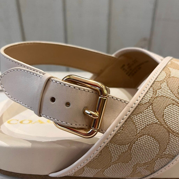 Coach Adora Sandal in Signature Jacquard - Size 11