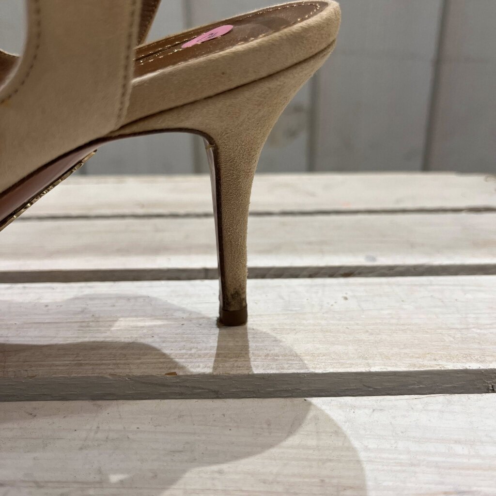 Aquazzura Firenze Suede Lace Up Heels - Size 40