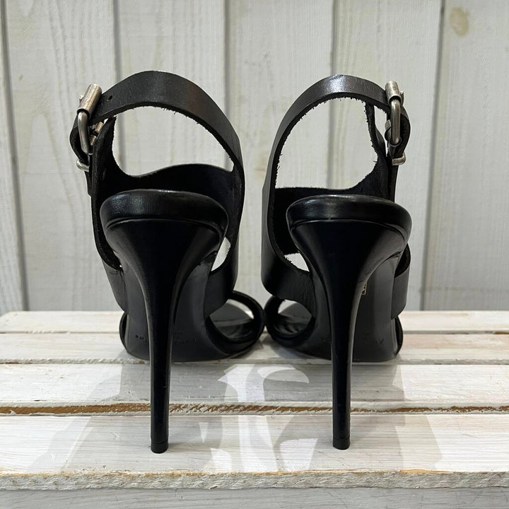 Acne Studios Tillie Heeled Leather Sandals - Size 40