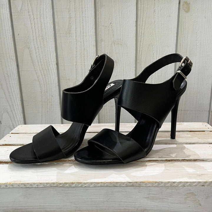 Acne Studios Tillie Heeled Leather Sandals - Size 40