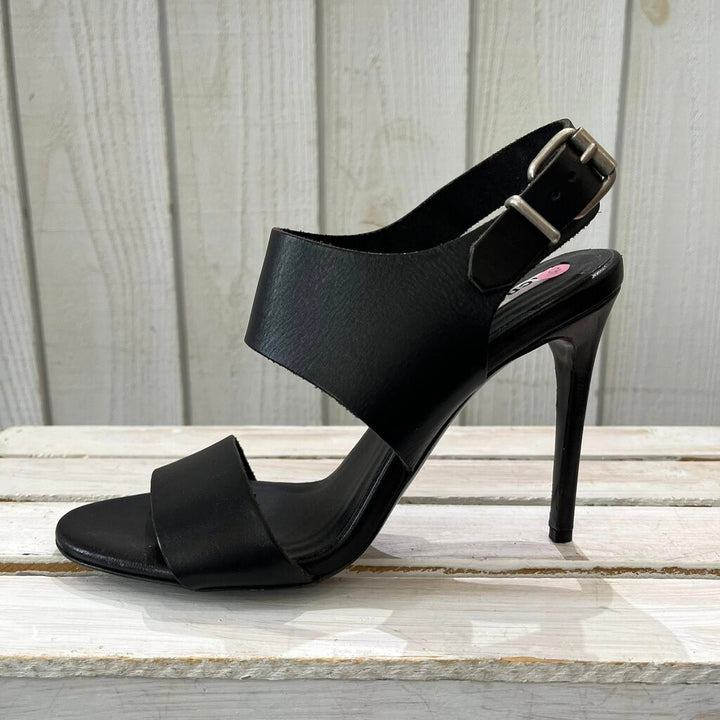 Acne Studios Tillie Heeled Leather Sandals - Size 40