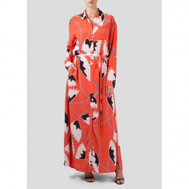 Diane von Furstenberg Maxi Shirt Dress - Size 6