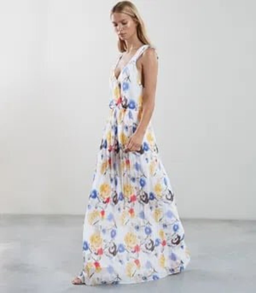 Reiss NWT Daniella Floral Print Maxi Dress - Size 0
