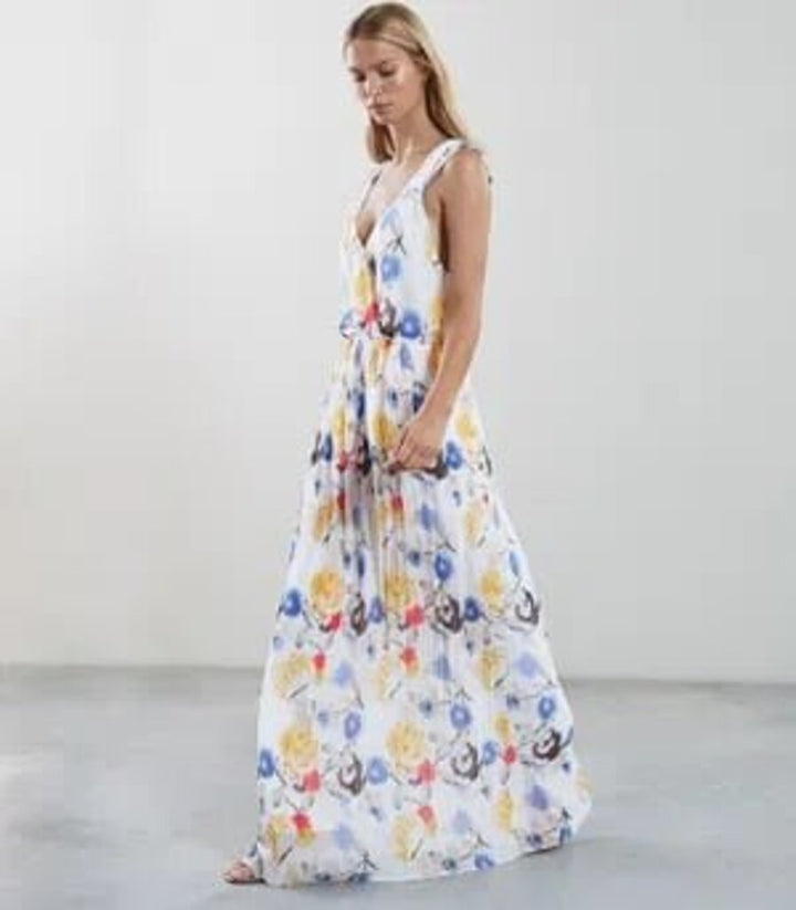 Reiss NWT Daniella Floral Print Maxi Dress - Size 0