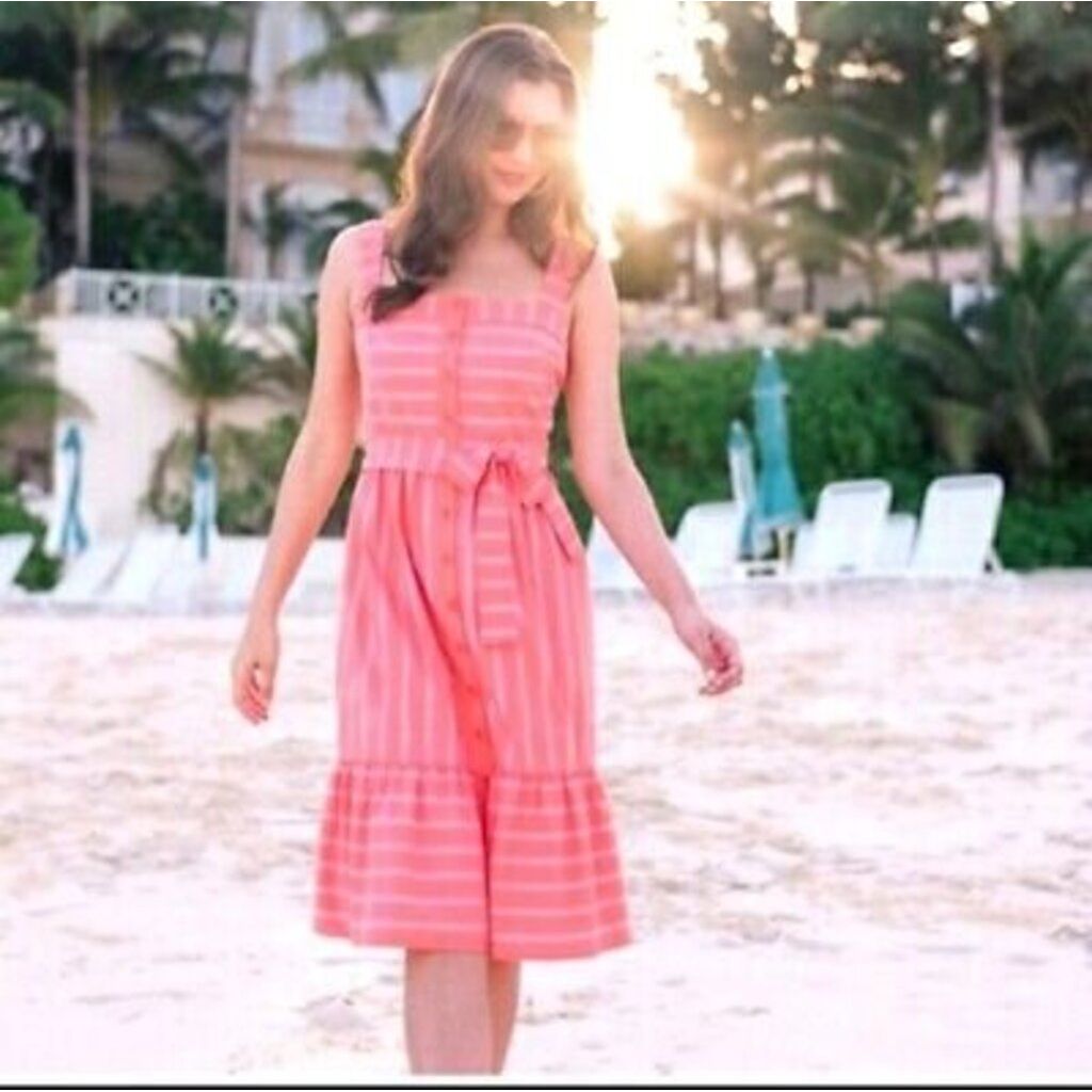 Gal Meets Glam Ariel Dress in Apricot - Size 8