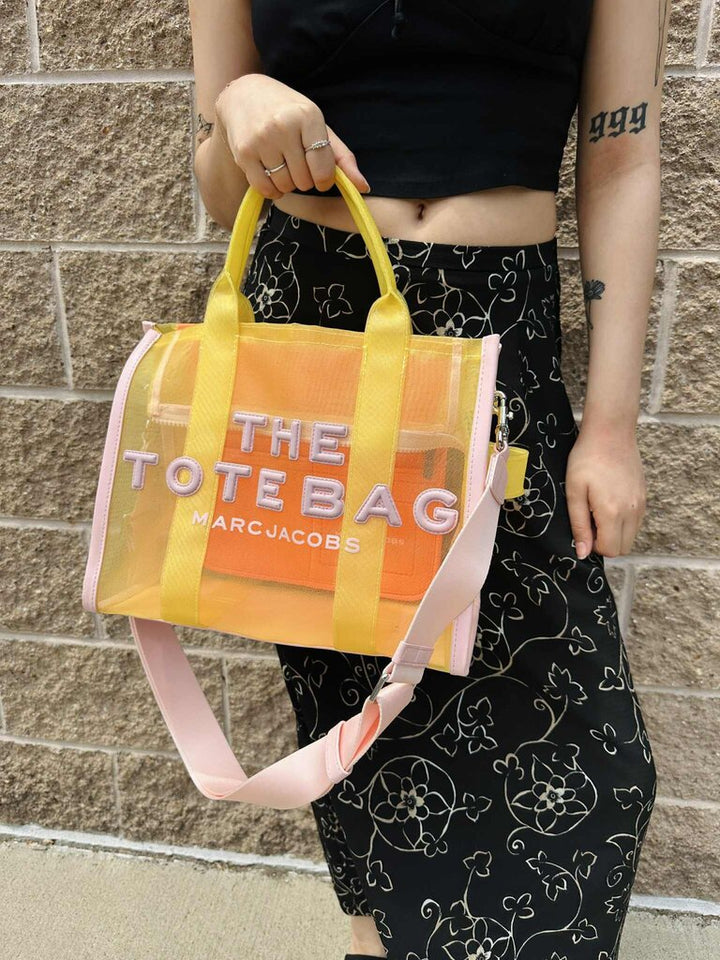 Marc Jacobs The Colorblock Mesh Medium Tote Bag