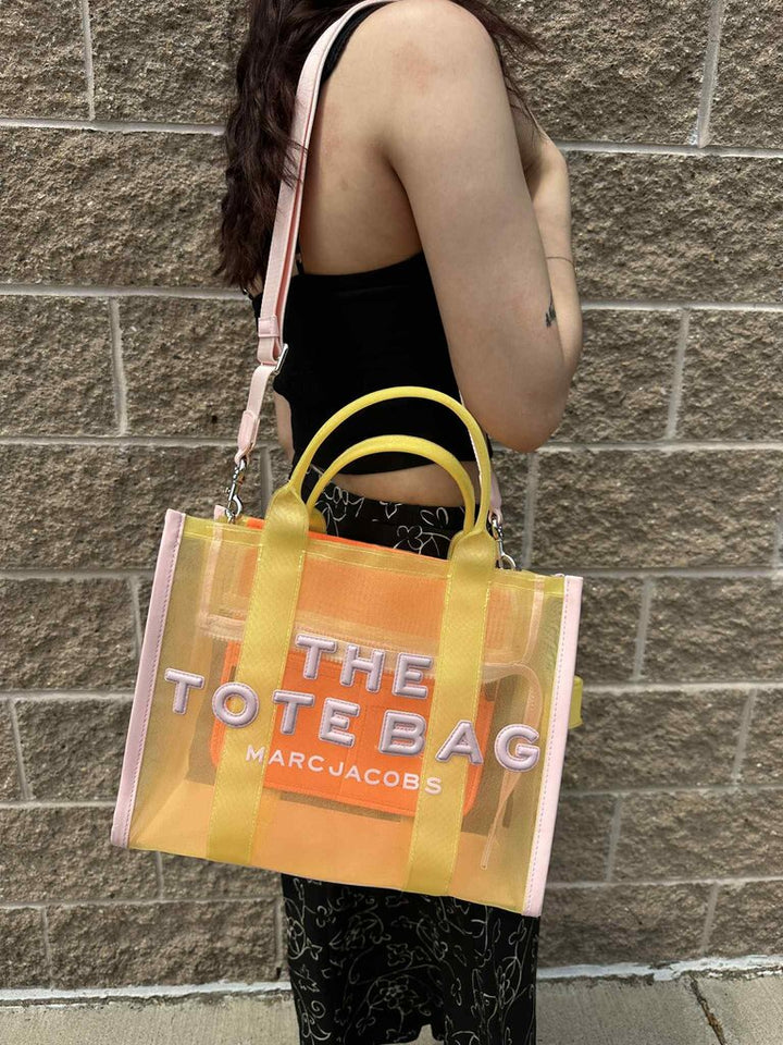 Marc Jacobs The Colorblock Mesh Medium Tote Bag