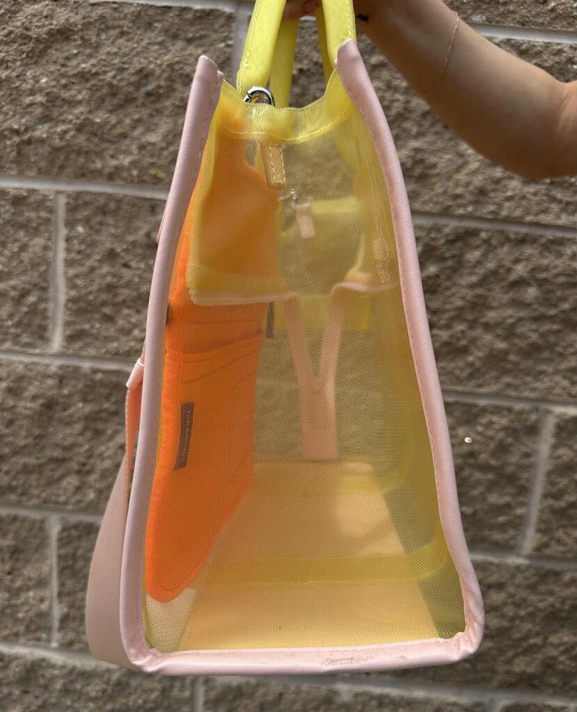 Marc Jacobs The Colorblock Mesh Medium Tote Bag