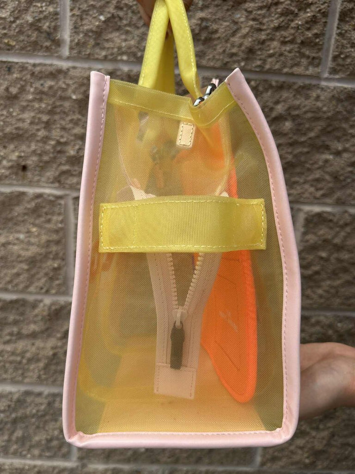 Marc Jacobs The Colorblock Mesh Medium Tote Bag