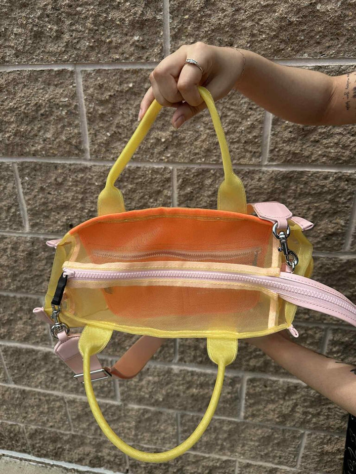 Marc Jacobs The Colorblock Mesh Medium Tote Bag