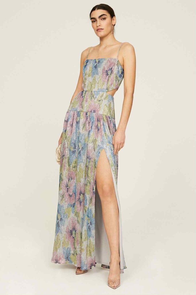Liv Foster Floral Cutout Gown - Size 6