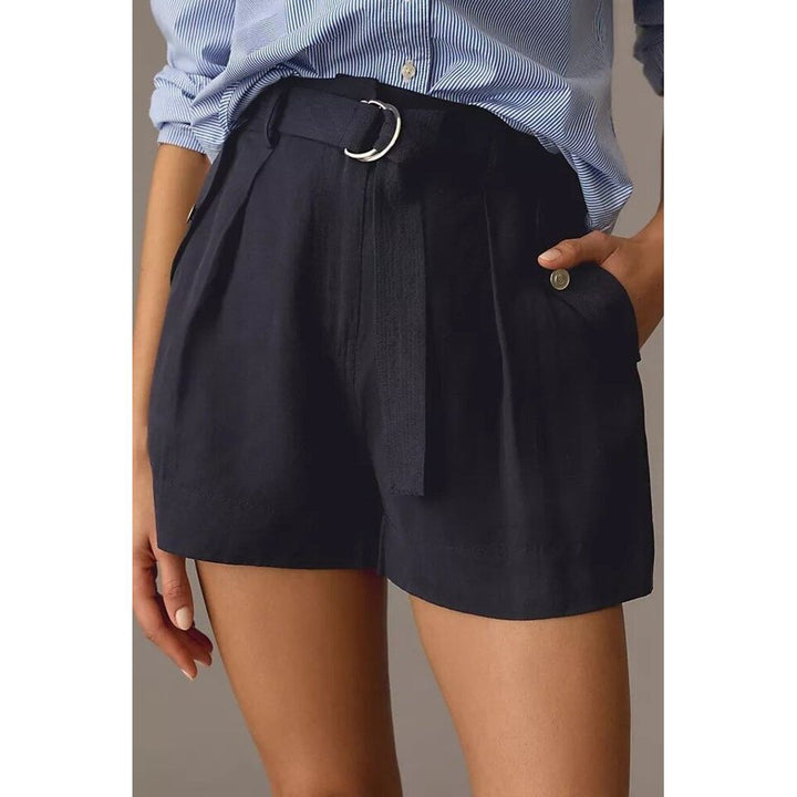 Anthropologie Sophie Rue Robyn Belted Linen Shorts - Size XS