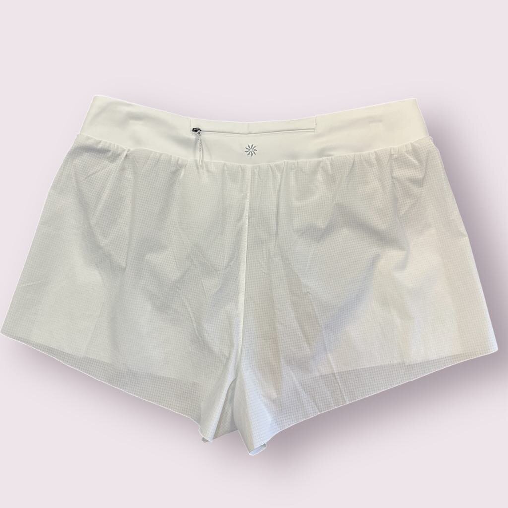 Athleta NWT Fast Route Mesh Run Shorts - Size Medium