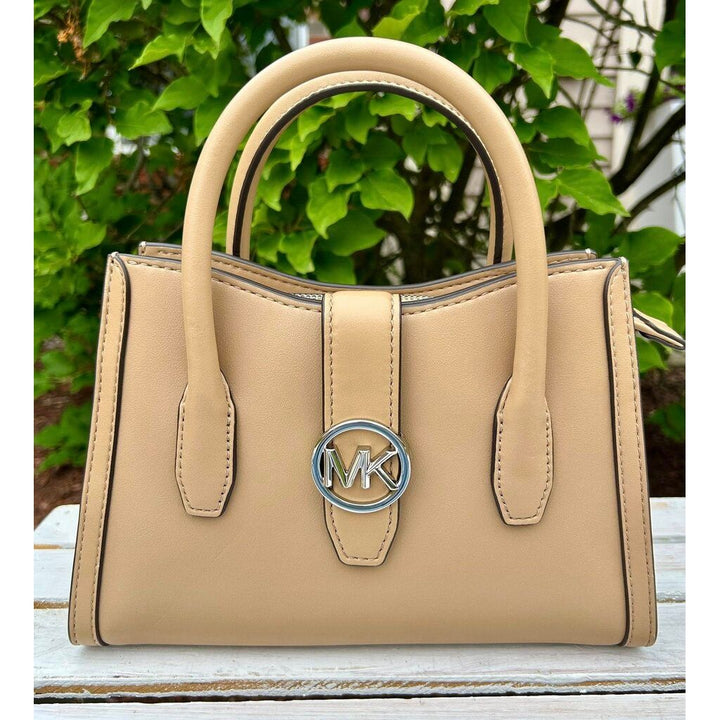 Michael Kors Gabby Small Camel Satchel Bag