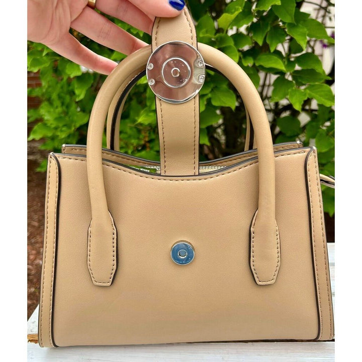 Michael Kors Gabby Small Camel Satchel Bag