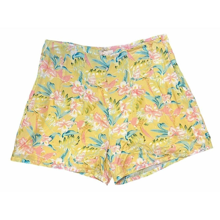 Louise Misha NWT Toucan Shorts in Soft Honey Parrots - Size 44