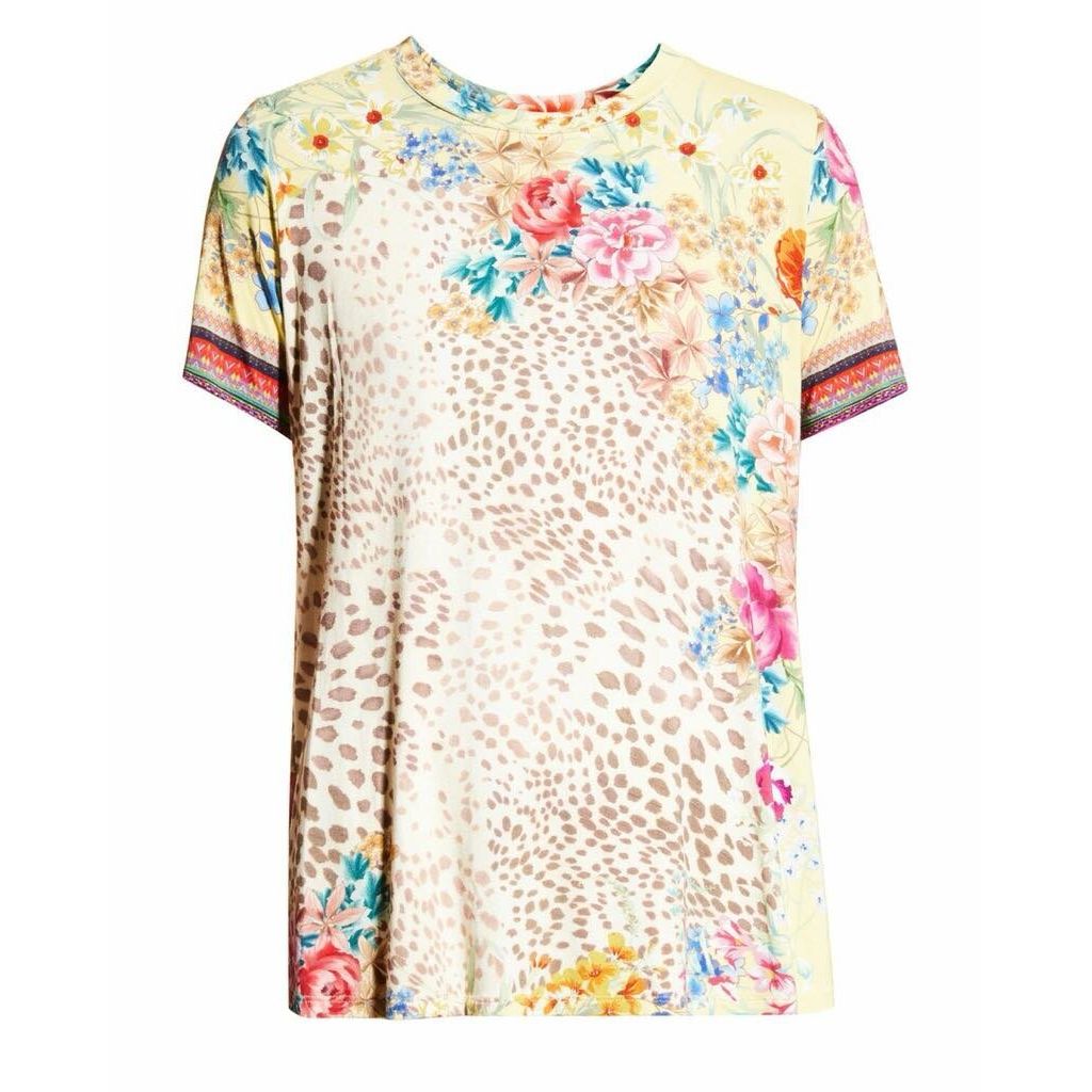 Johnny Was NWT Wildflower Favorite Crewneck Swing Tee - Size Small