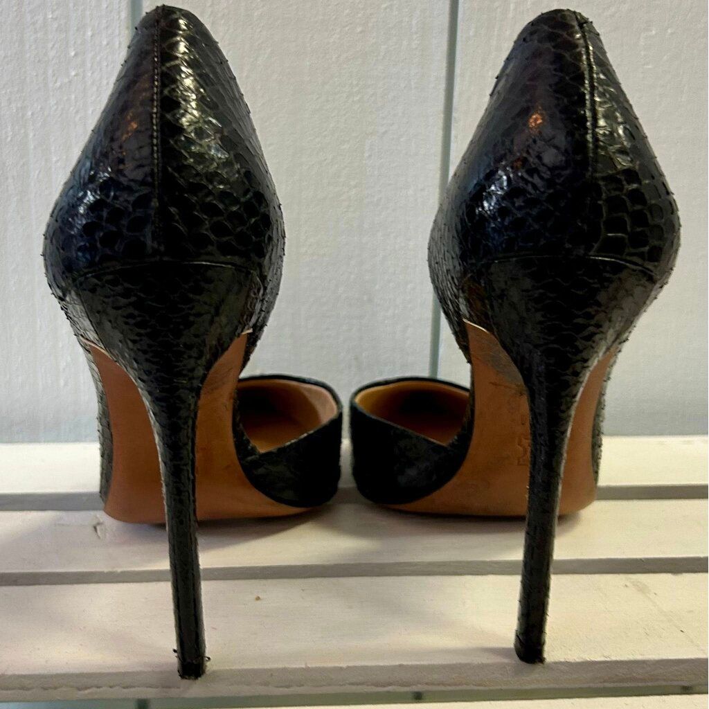 Tory Burch Classic D’orsay 100mm Iridescent Snake Pumps - Size 6.5