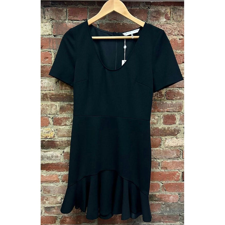Trina Turk NWT Black Ruffle Mini Dress - Size 2