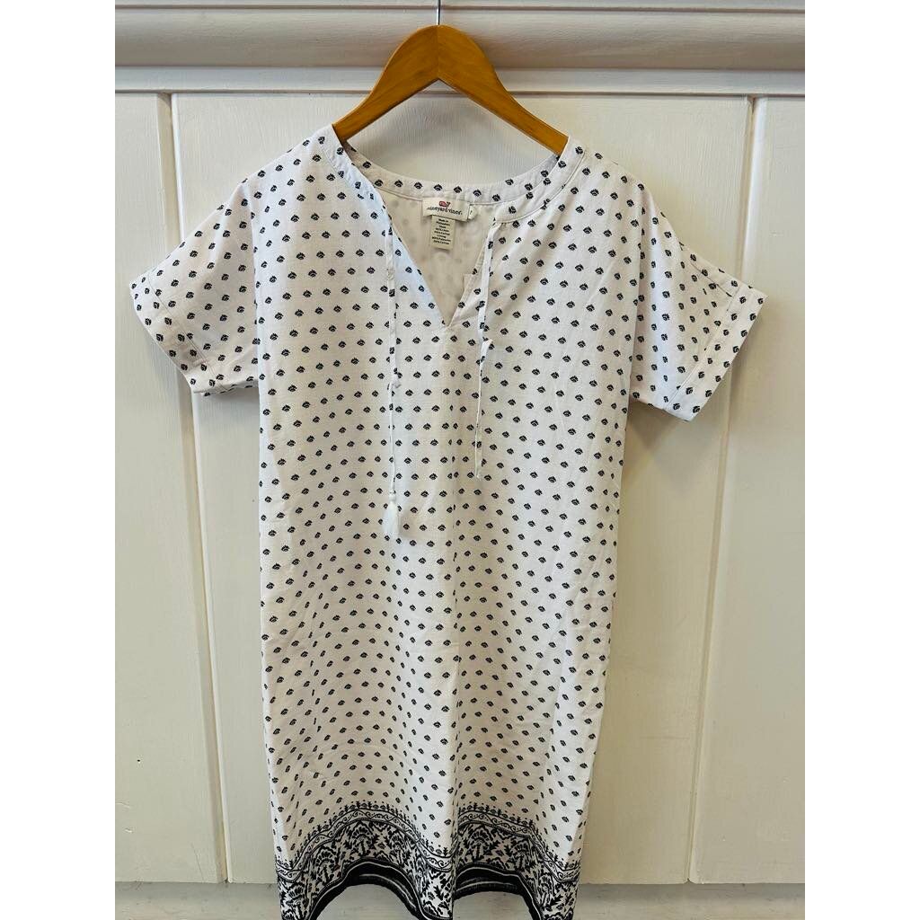 Vineyard Vines NWT Fan Border Print Tunic Dress - Size 0