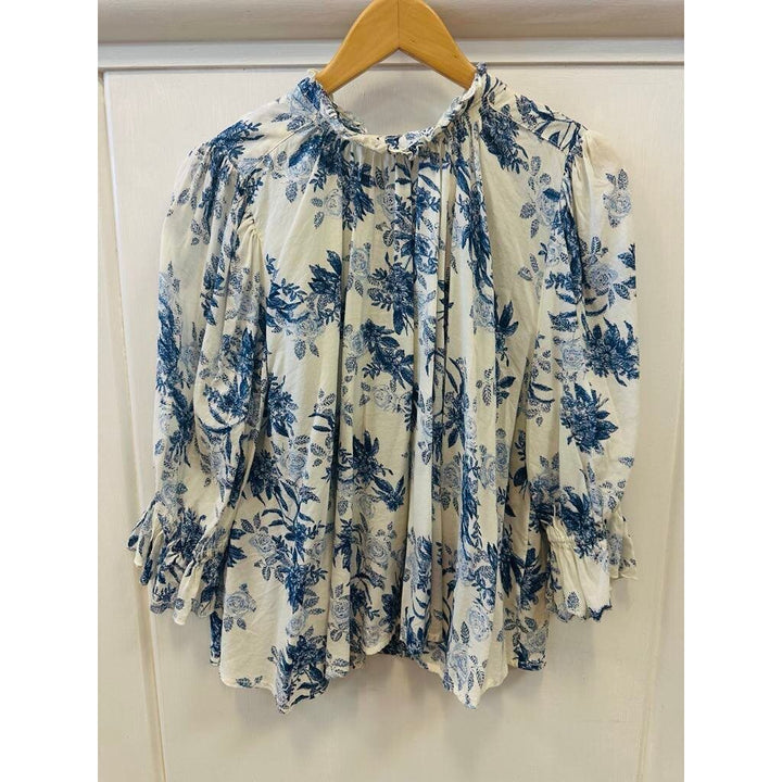 Free People Juliet Floral Blouse - Size Medium