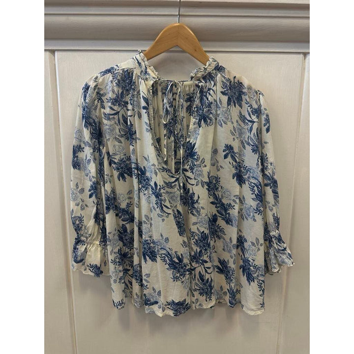 Free People Juliet Floral Blouse - Size Medium
