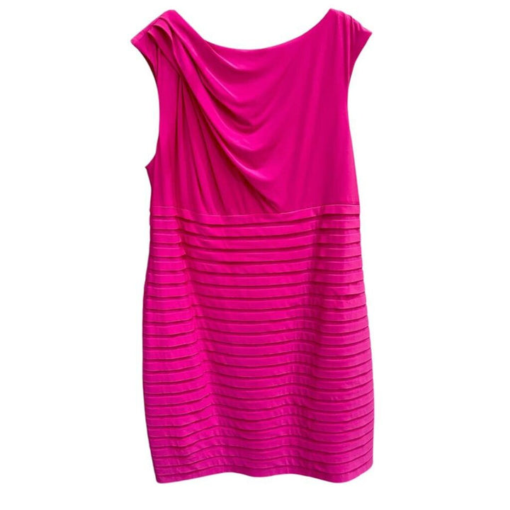 Adrianna Papell NWT Pink Evening Cocktail Dress - Size Large