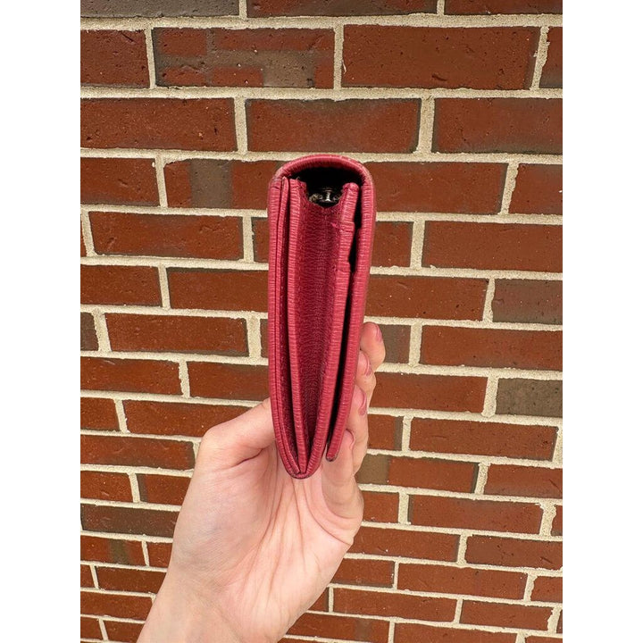 Longchamp Fig Roseau Tri-Fold Wallet ‌