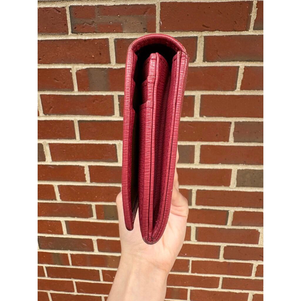 Longchamp Fig Roseau Tri-Fold Wallet ‌