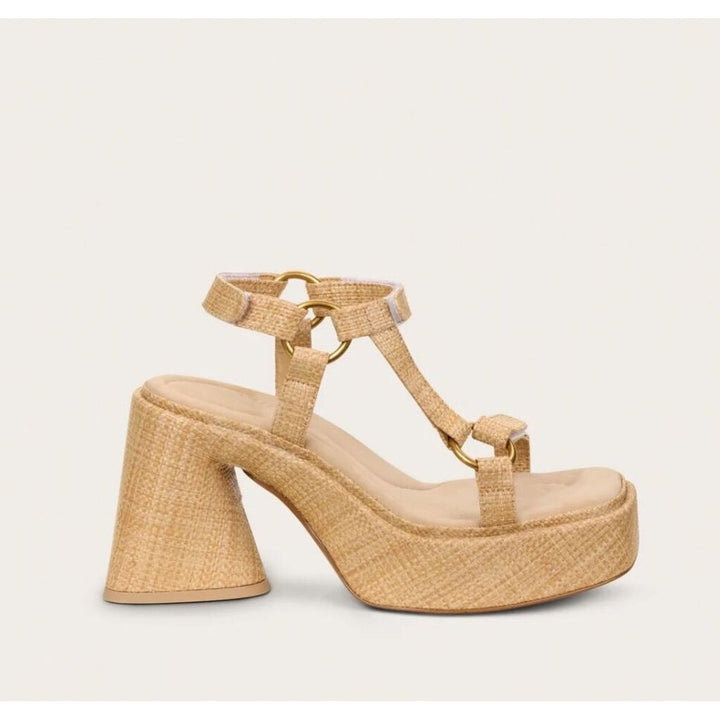 Cult Gaia Erin Sandals in Natural - Size 38.5