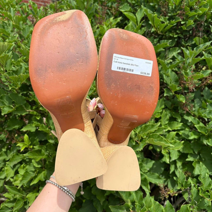 Cult Gaia Erin Sandals in Natural - Size 38.5