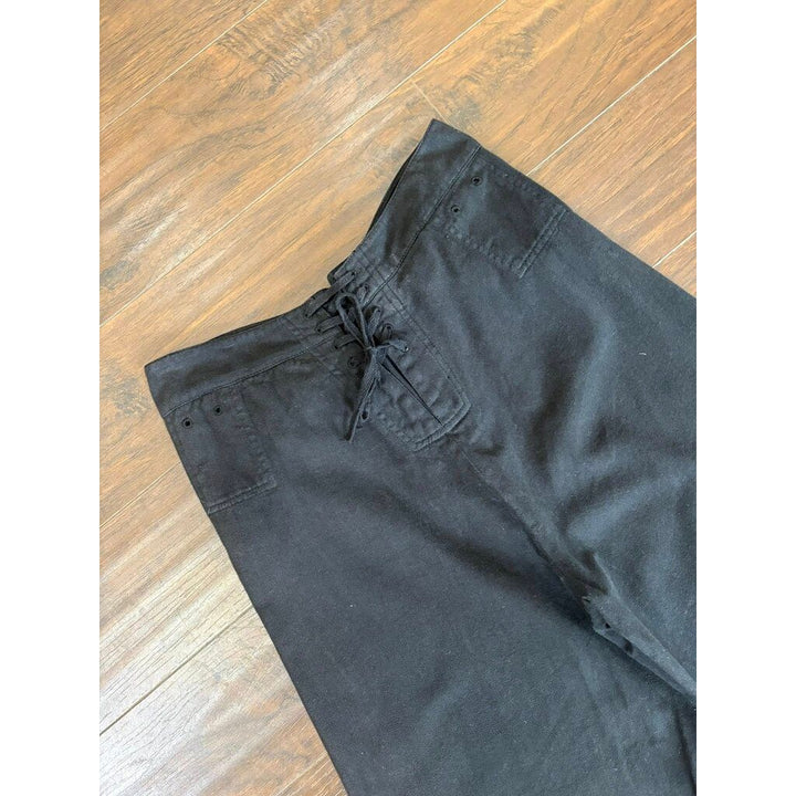 Chan Luu Back Lace Up Wide Leg Pants - XS