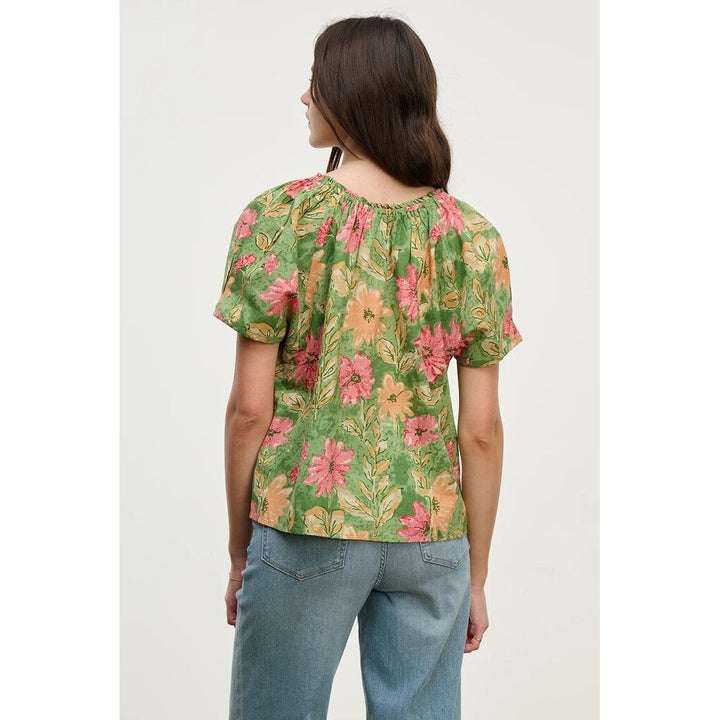Velvet Ikram Top in Flora - Size XS