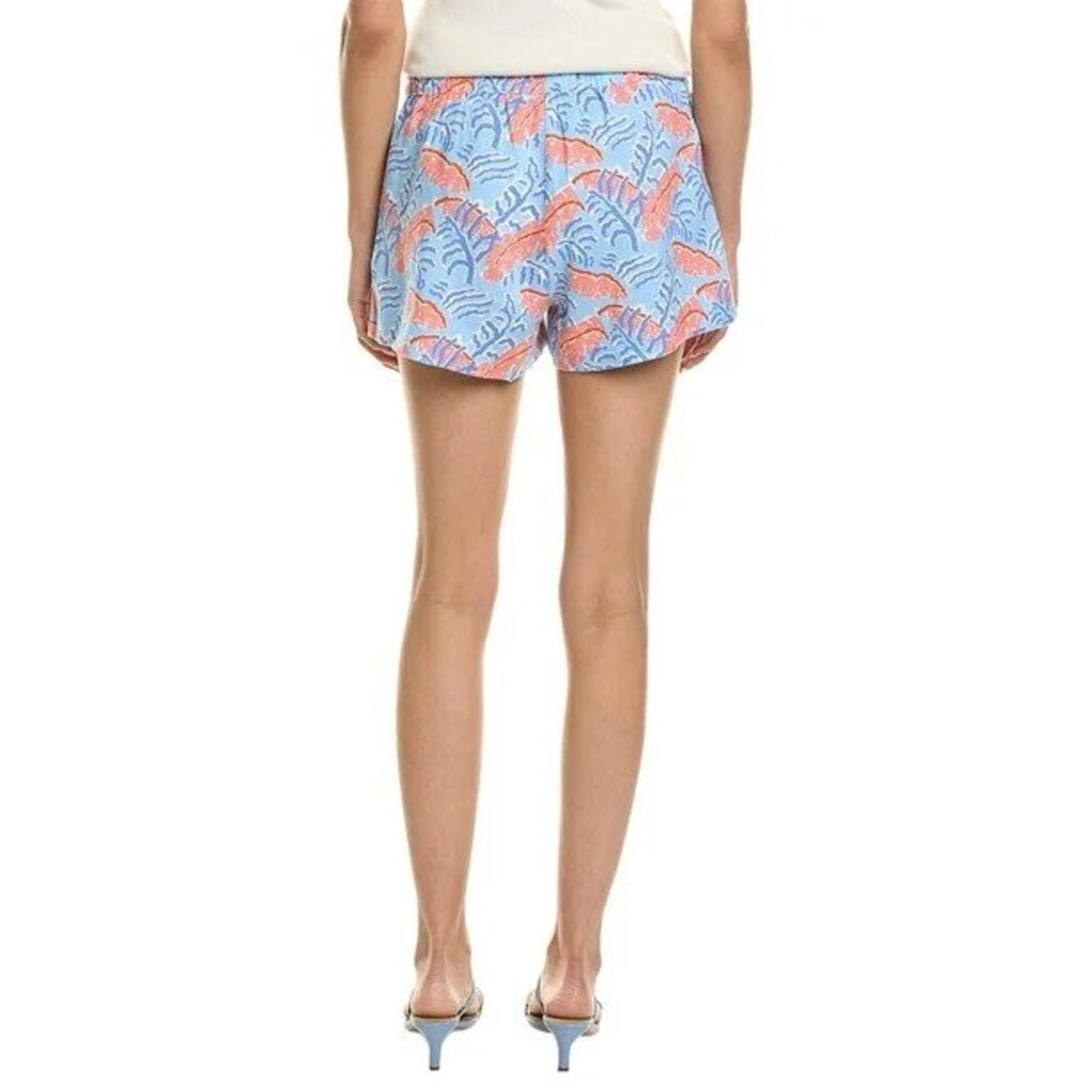 Hiho Ginger Linen Shorts in Kiki Blue - Size Small