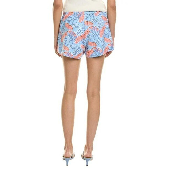 Hiho Ginger Linen Shorts in Kiki Blue - Size Small