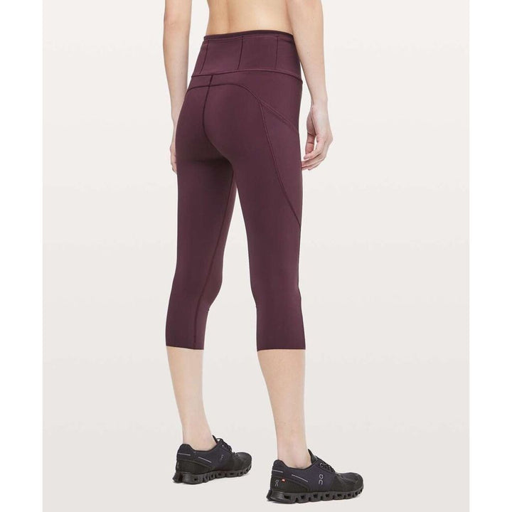 Lululemon Fast and Free Crop II *Nulux 19" - Size 8