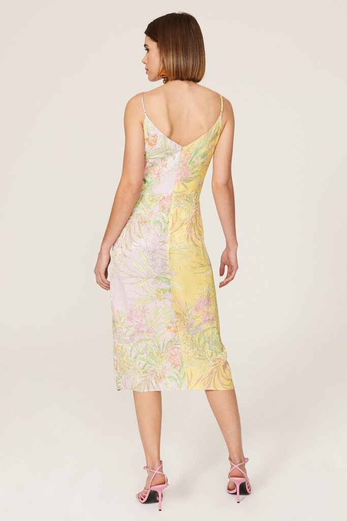 Delfi NWT Frankie Knotted Plunge-Neck Midi Dress - Size Medium